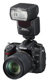 Nikon Speedlight SB-700 flash: on camera