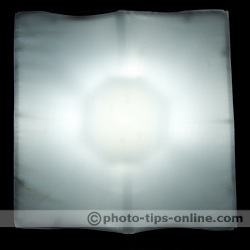 GamiLight SOFT PLUS 43: light distribution pattern, flash zoom at 24mm