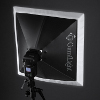 GamiLight SQUARE 43 softbox: mounted on Nissin Di866 Professional, back view