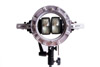 Double Flash Speedring Bracket (LP739): front view with two flashes
