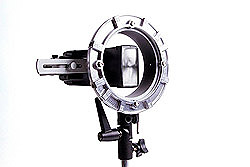 Double Flash Speedring Bracket (LP739): used with a single flash