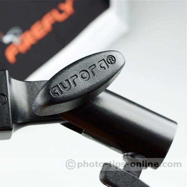 Aurora Firefly Beauty Box flash diffuser: bracket knob