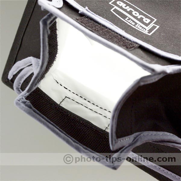 Aurora MINI/MAX Softbox flash diffuser: white lining
