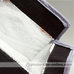 Aurora MINI/MAX Softbox flash diffuser: silver lining