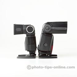 Bower SFD728 digital flash: compared to Canon Speedlite 580EX II
