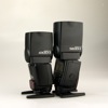 Canon Speedlite 430EX II vs. Canon Speedlite 580EX II: heads vertical, side view #2
