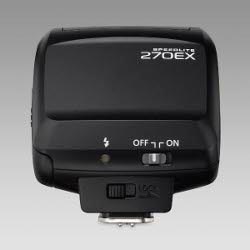 Canon Speedlite 270EX flash: back view