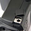 Canon Speedlite 430EX II flash: bracket fitting, close up