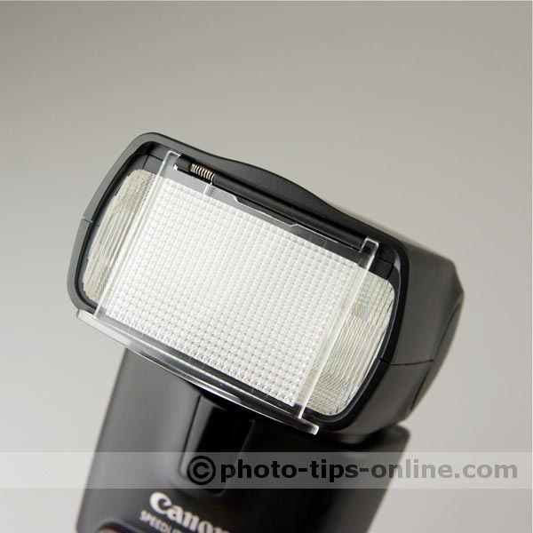 Canon Speedlite 430EX II flash: wide angle diffuser 