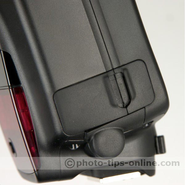 Canon Speedlite 580EX II flash: terminals, covers