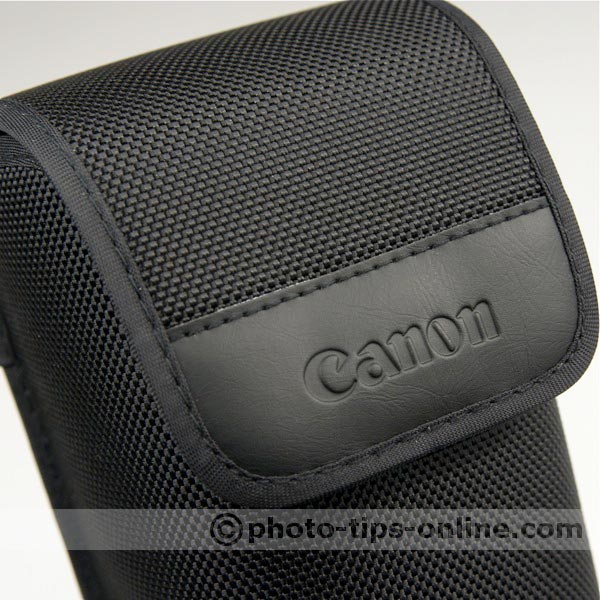Canon Speedlite 580EX II flash: pouch logo