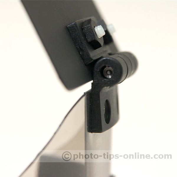 Demb Flip-it! flash reflector: hinge pin, left side
