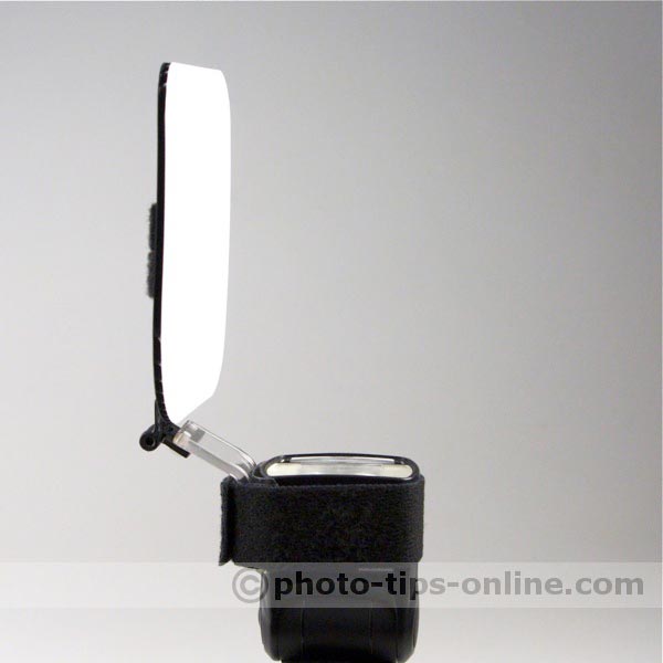 Demb Mega Flip-it! Kit flash reflector: Mega reflector, attached horizontally, vertical position