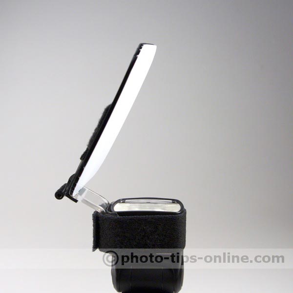 Demb Mega Flip-it! Kit flash reflector: Mega reflector, attached horizontally, 45 degree position