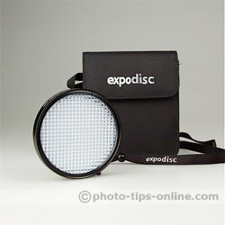 ExpoDisc: disc, lanyard and pouch