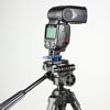Frio cold shoe (hot shoe adapter): Nikon Speedlight SB-900 mounted on a tripod