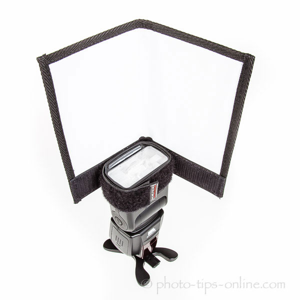 Honl Photo Double Gobo / Reflector: as bounce card with one side flagged