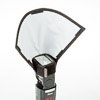 Honl Photo Light Paddle: mounted on a narrow side of the flash