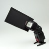 Honl Photo Speed Gobo: attached a narrow flash head side