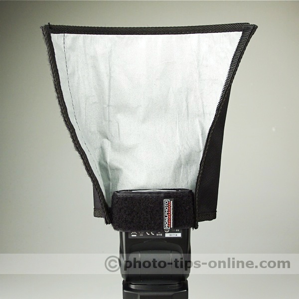Honl Photo Speed Reflector/Snoot: on wide side