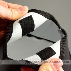 Honl Photo traveller8 Softbox: Velcro mount