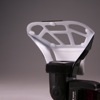 LumiQuest ProMax System flash diffuser: vertical shooting, attaching to a narrow flash head side