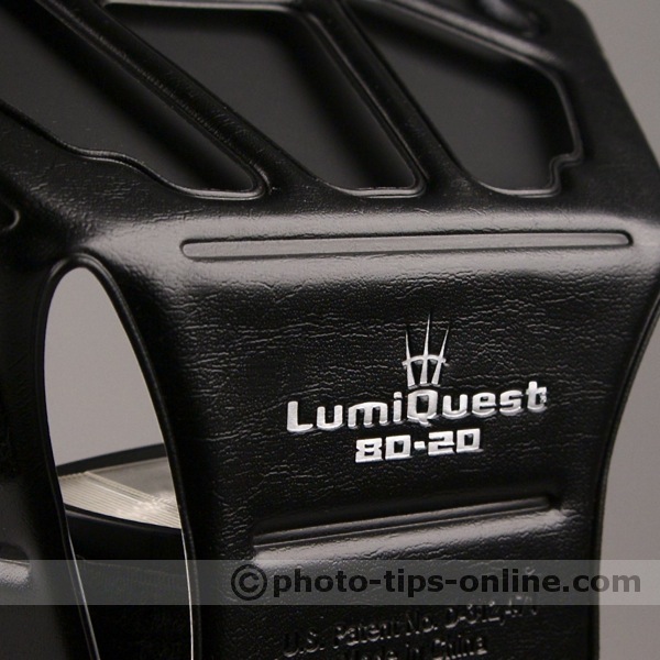 LumiQuest ProMax System flash diffuser: logo
