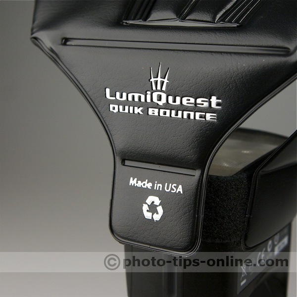 LumiQuest Quik Bounce flash reflector: logo