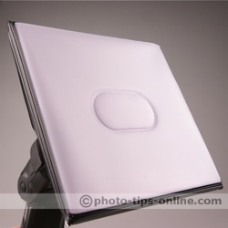 LumiQuest Softbox III flash diffuser: diffusing screen