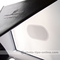 LumiQuest Softbox LTp flash diffuser: front screen from inside