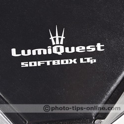 LumiQuest Softbox LTp flash diffuser: logo