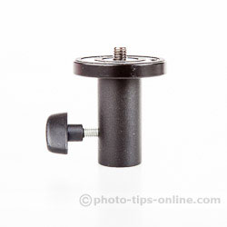 LumoPro Convertible light stand / monopod: camera/head adapter