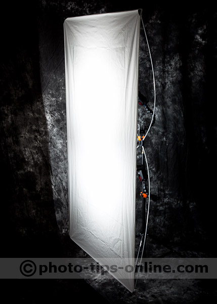 LumoPro Light Panel Set: translucent panel used as a softbox with two speedlights