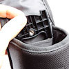 LumoPro LP180 flash: flash stand, inside pouch pocket