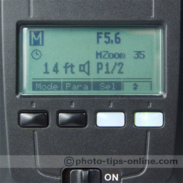 Metz Mecablitz 58 AF-1 flash: Manual mode