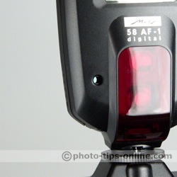 Metz Mecablitz 58 AF-1 flash: external metering sensor