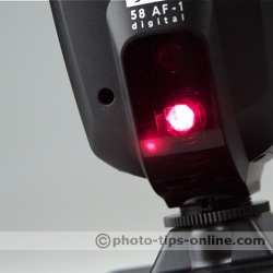 Metz Mecablitz 58 AF-1 flash: auto-focus assist beam