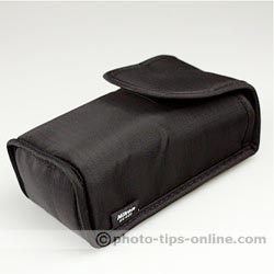 Nikon Speedlight SB-600 flash: included flash and stand case