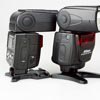 Nikon Speedlight SB-700 vs. Nikon Speedlight SB-600: side view, battery compartment doors, remote control sensors