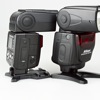 Nikon Speedlight SB-700 vs. Nikon Speedlight SB-600: battery compartment sides, remote control sensors