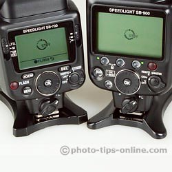 Nikon Speedlight SB-700 vs. Nikon Speedlight SB-900: all controls