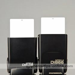 Nissin Di622 II vs. Nissin Di866 II: built-in catchlight cards
