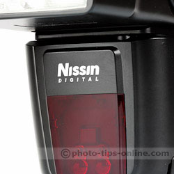 Nissin Di700 flash: Nissin logo