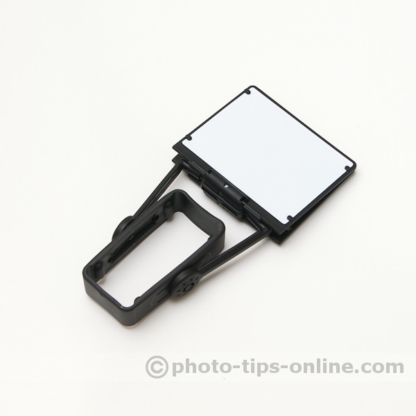 PRESSlite VerteX flash reflector: folded flat for storage