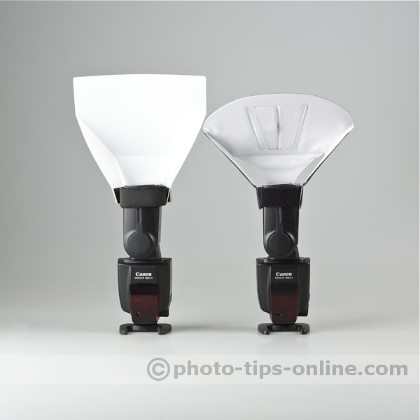 Promaster Universal Bounce Flash Reflector: compared to LumiQuest Quik Bounce