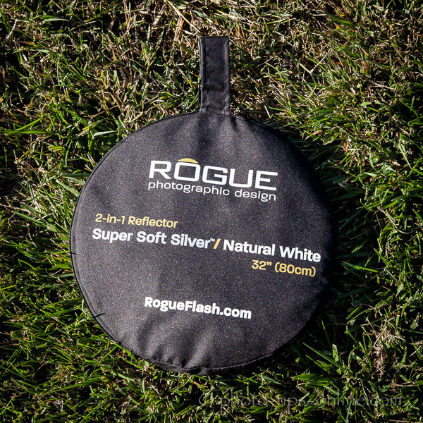 Rogue 2-in-1 Collapsible Reflector: in the bag