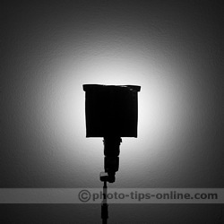 Rogue Diffusion Panels: against a wall, light falloff with panel