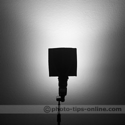 Rogue Diffusion Panels: against a wall, light falloff without panel