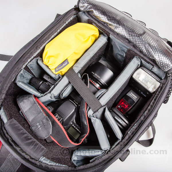 RoundFlash Beauty Dish: in a gear bag