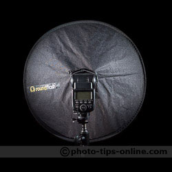 RoundFlash Beauty Dish: back view